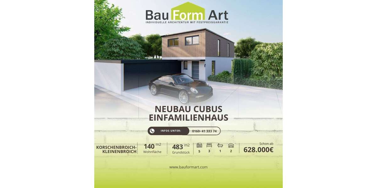 Einfamilienhaus Korschenbroich - 5 Zimmer, 140 m&sup2;, 628.000&euro; | Angebot:27289892