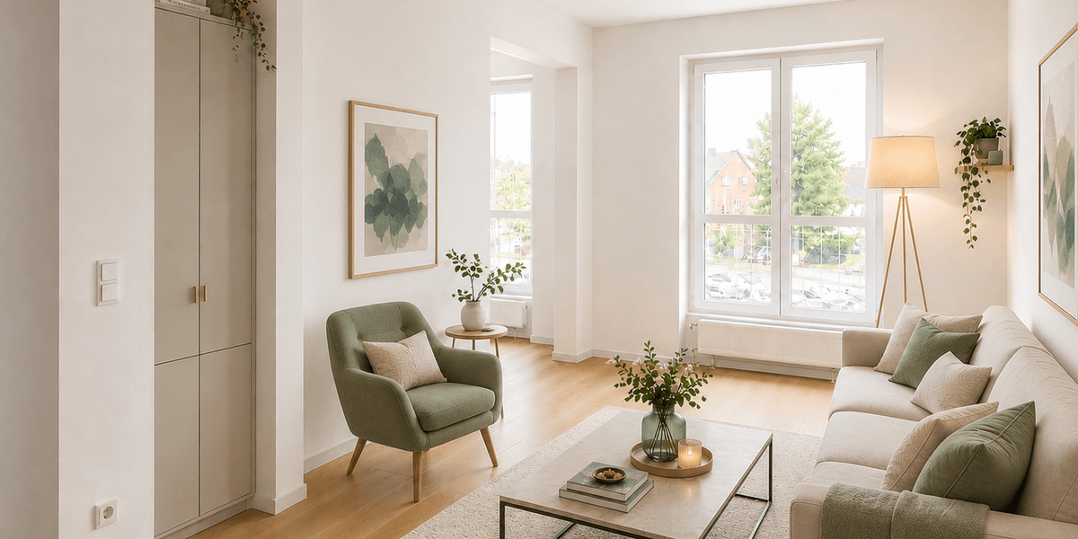 Etagenwohnung Meerbusch Necklenbroich - 2 Zimmer, 37 m&sup2;, 962&euro; | Angebot:27425088