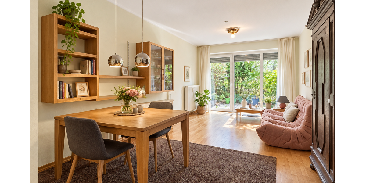 Etagenwohnung Düsseldorf Bilk - 2 Zimmer, 55 m&sup2;, 299.000&euro; | Angebot:27455123