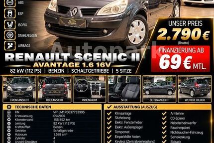 Renault Scenic 155.452 km 2.790 &euro; Mönchengladbach 41238