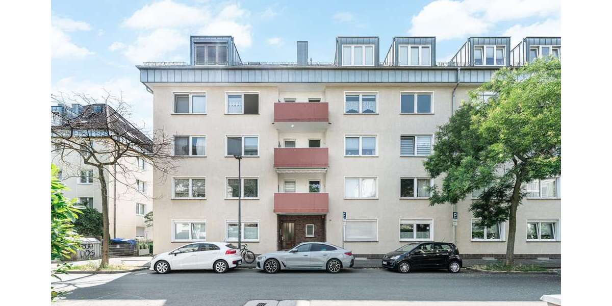 Etagenwohnung Düsseldorf Stadtbezirk 3 - 2 Zimmer, 54 m&sup2;, 220.000&euro; | Angebot:27329945