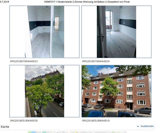 Etagenwohnung Düsseldorf Oberbilk - 2 Zimmer, 67 m&sup2;, 300.000&euro; | Angebot:27470314