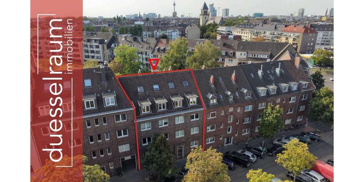 Etagenwohnung Düsseldorf Oberbilk - 2 Zimmer, 75 m&sup2;, 275.000&euro; | Angebot:27469479
