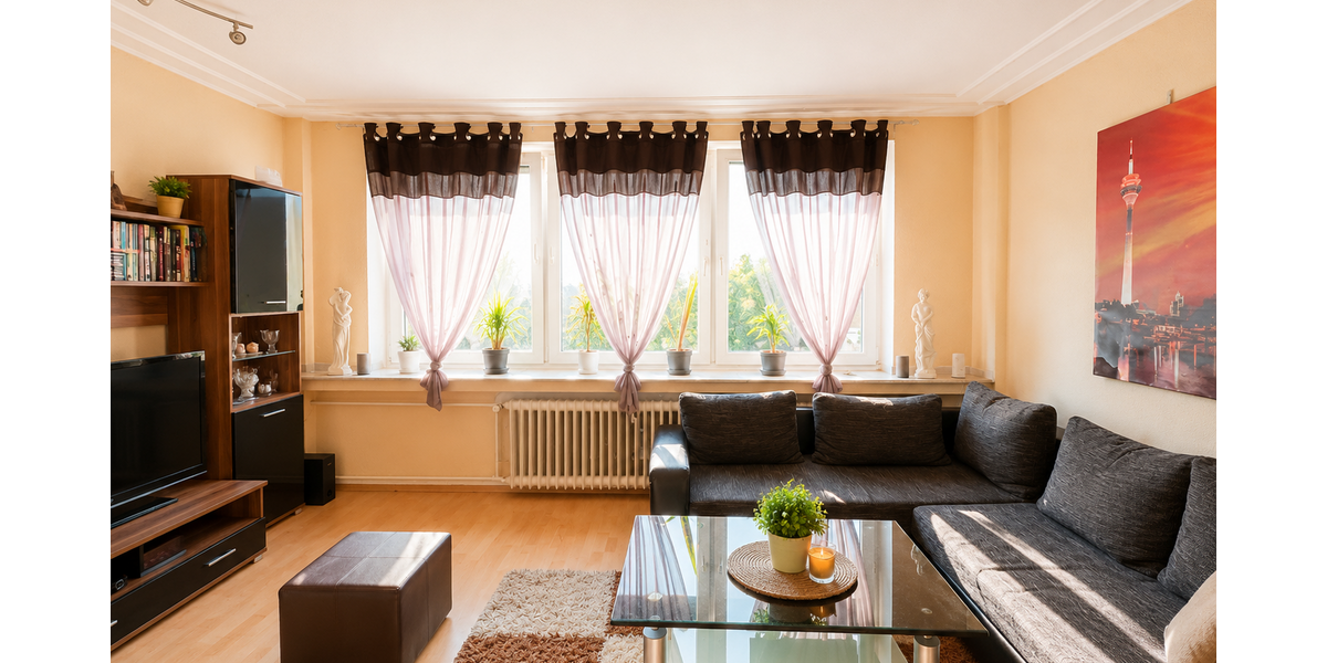 Etagenwohnung Düsseldorf Unterbilk - 2 Zimmer, 64 m&sup2;, 239.000&euro; | Angebot:27374761