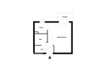Erdgeschoßwohnung Düsseldorf Stadtbezirk 9 - 1 Zimmer, 32 m&sup2;, 220.000&euro; | Angebot:8933805