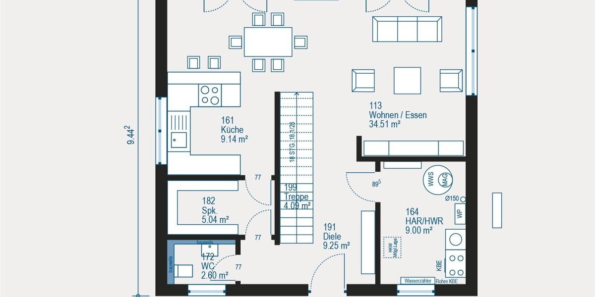 Freiraum für Ihre Ideen - Ihr maßgeschneidertes Zuhause mit allkauf - Einfamilienhaus Jüchen Steinforth | Angebot:27429373