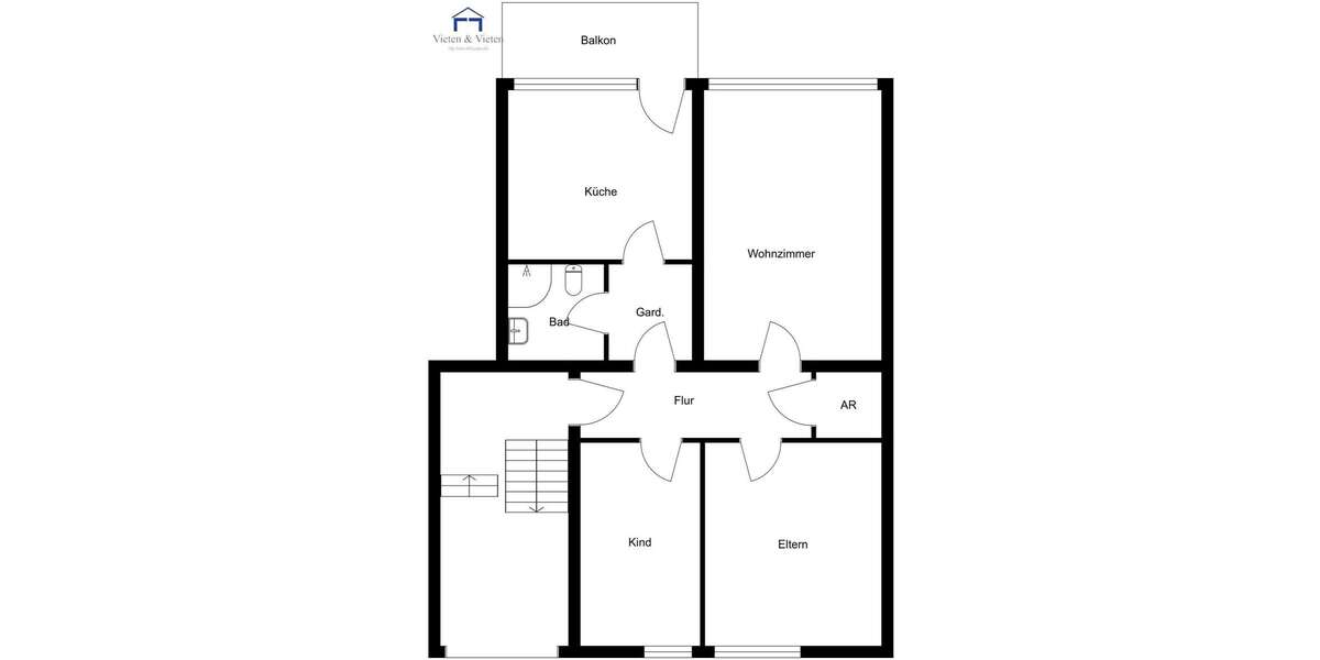 Etagenwohnung Linnich - 3 Zimmer, 72 m&sup2;, 129.000&euro; | Angebot:26591514