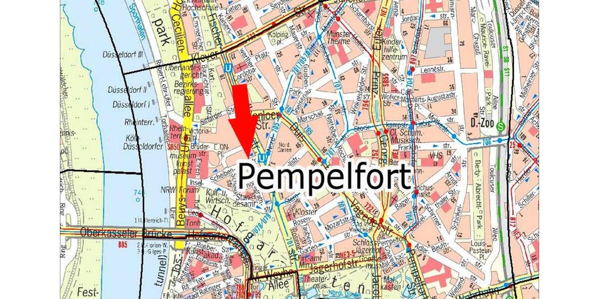 Maisonettenwohnung Düsseldorf Pempelfort - 2 Zimmer, 77 m&sup2;, 549.000&euro; | Angebot:27492325