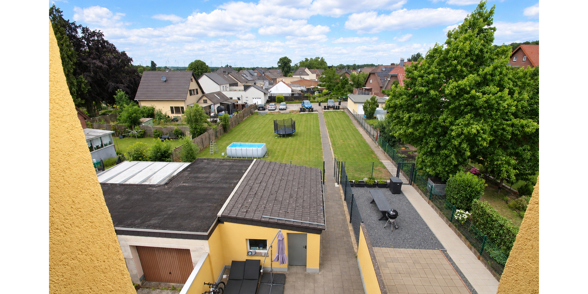 Wohnportfolio mit Entwicklungspotenzial: 2 vermietete MFH + genehmigtes Neubauprojekt - Mehrfamilienhaus, Wohnhaus Bedburg | Angebot:27452237