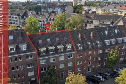 Wohnung Düsseldorf Oberbilk - 2 Zimmer, 75 m&sup2;, 275.000&euro; | Angebot:27446657