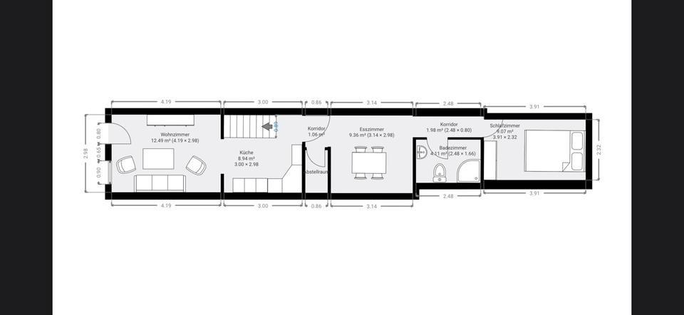 Reihenhaus Erkelenz - 3 Zimmer, 65 m&sup2;, 119.000&euro; | Angebot:20973796