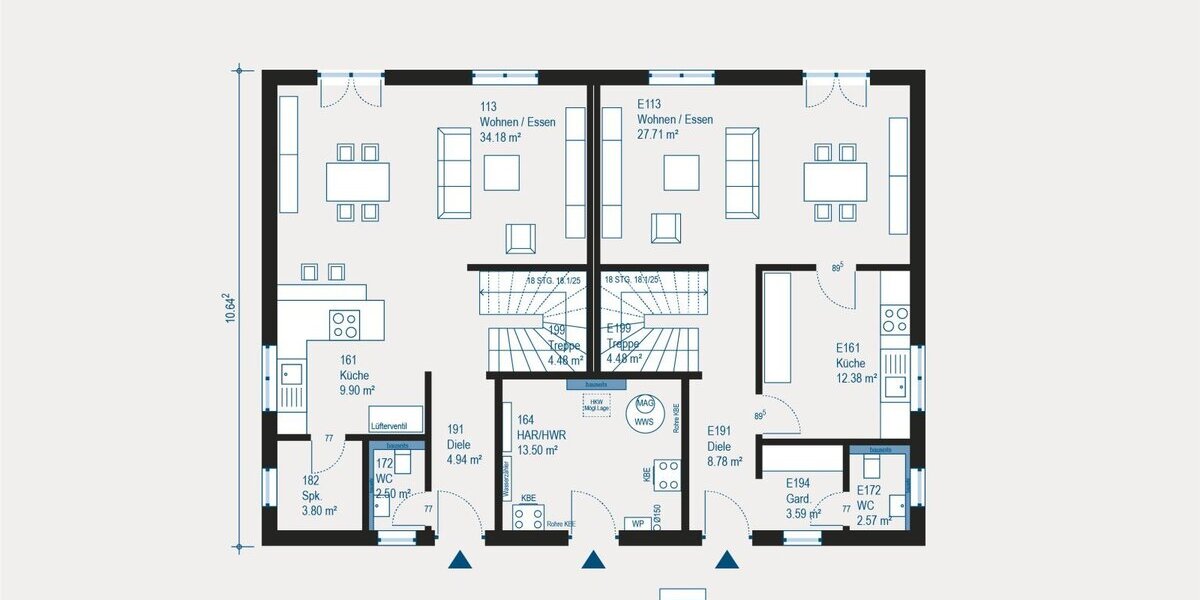 Wohnqualität neu gedacht: KfW-55 geförderte Doppelhaushälfte in Korschenbroich - Flexibles Wohnen trifft gehobene Ausstattung - Doppelhaushälfte Korschenbroich | Angebot:27370075